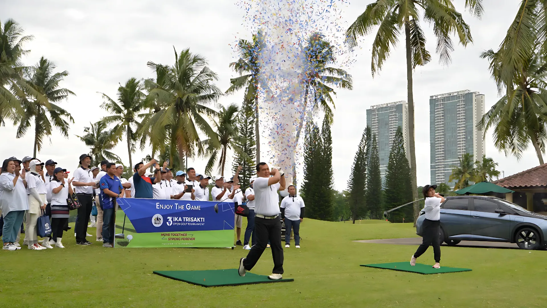 Silmy Karim Buka Turnamen Golf IKA Trisakti 2024